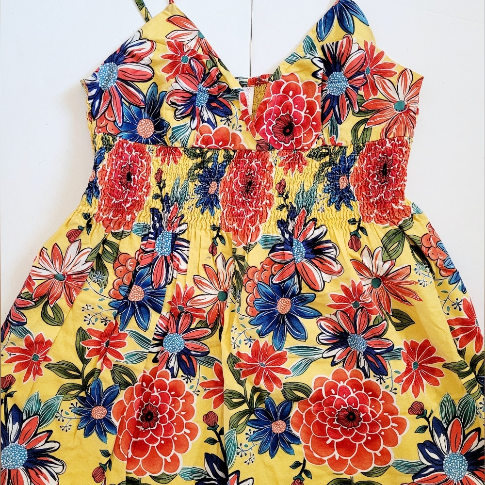 Floral Yellow Sundress - Picture 6 of 10